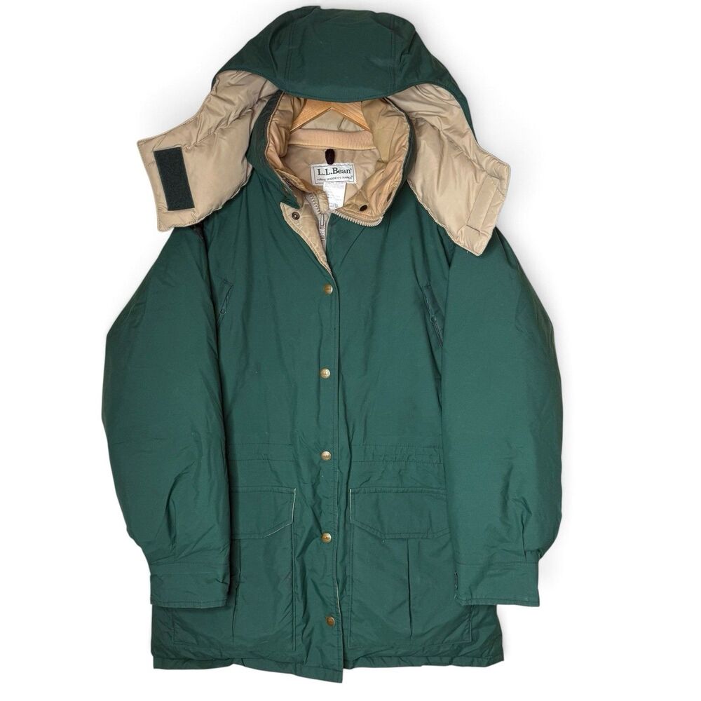 Vintage LL Bean Maine Warden Parka Gore Tex Jacket Womens Large USA Ski Gorpcore